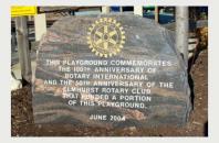 Berens Park Dedication Sign